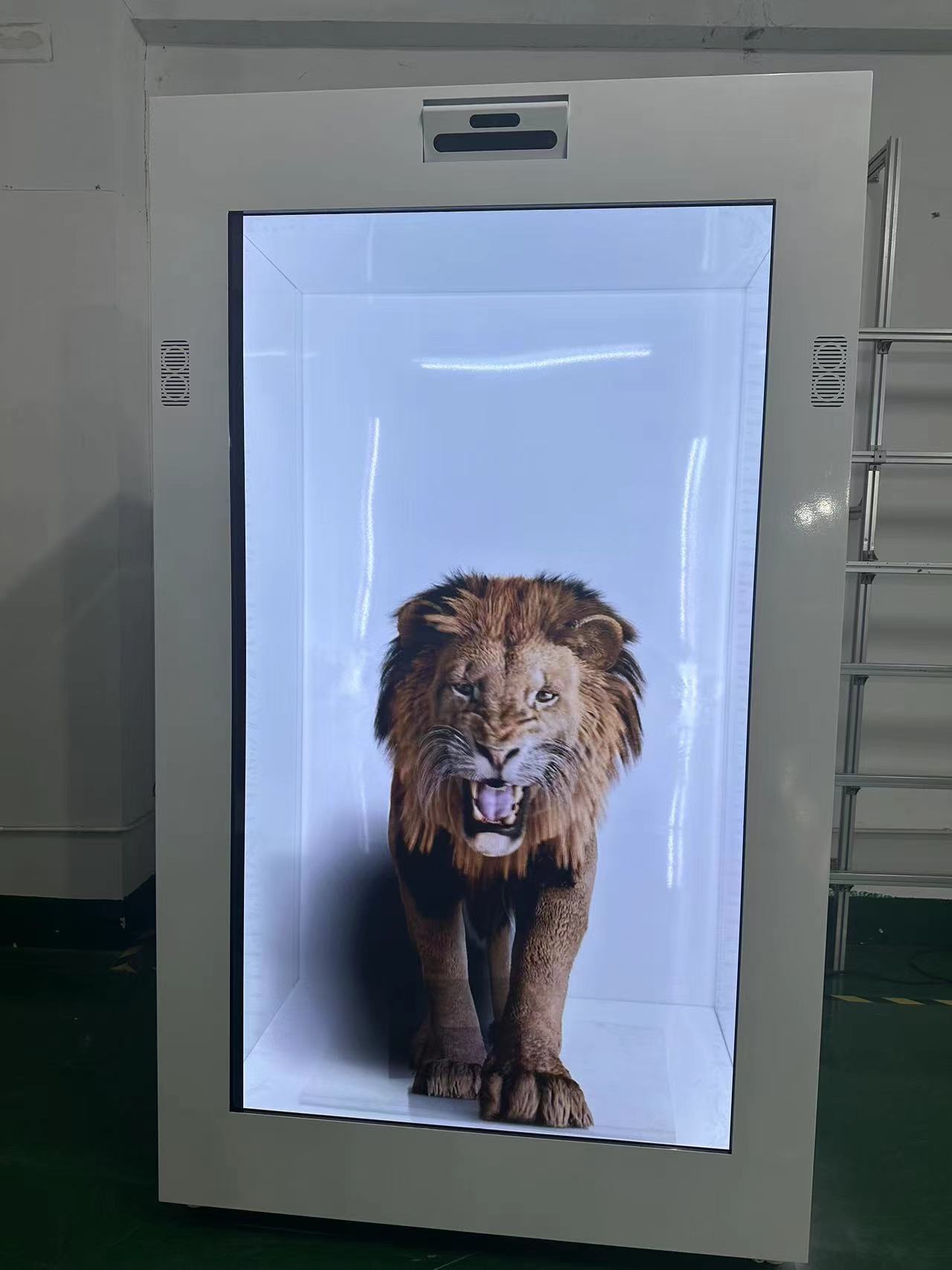 ny skräddarsydd enorm transparent lcd-kabin